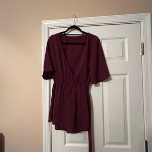 Maroon romper